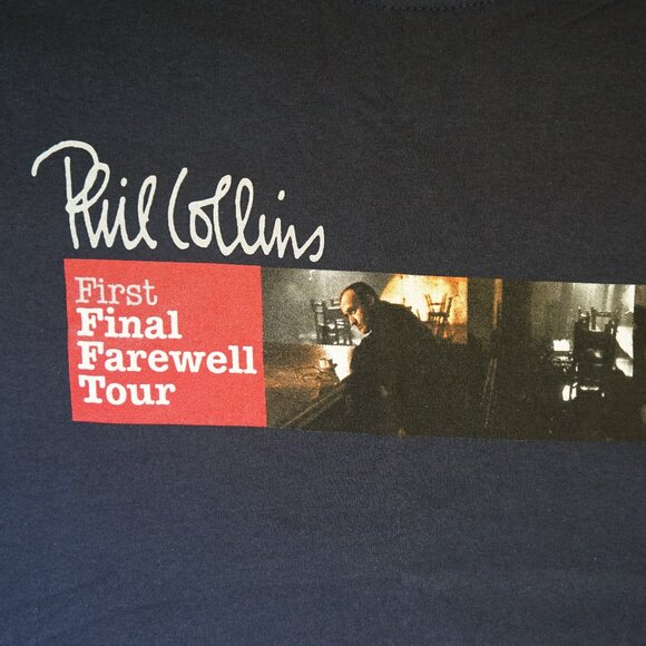 2004 Gildan Phil Collins First Final Farewell Tour Men's XXL T-Shirt RN# 93846 - Picture 12 of 14